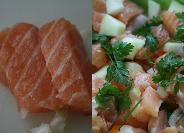 Tartare saumon