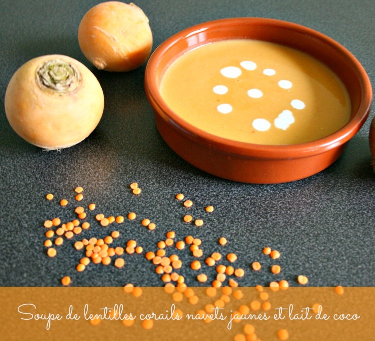 Soupe de lentilles corails
