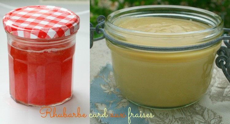 Rhubarbe curd