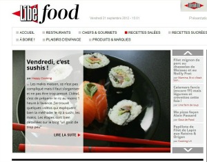 Libé food sushi