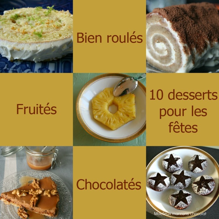 Desserts de fêtes -Noël