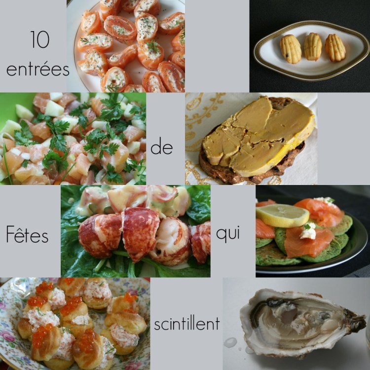 Entrées de fêtes-Noël réveillon