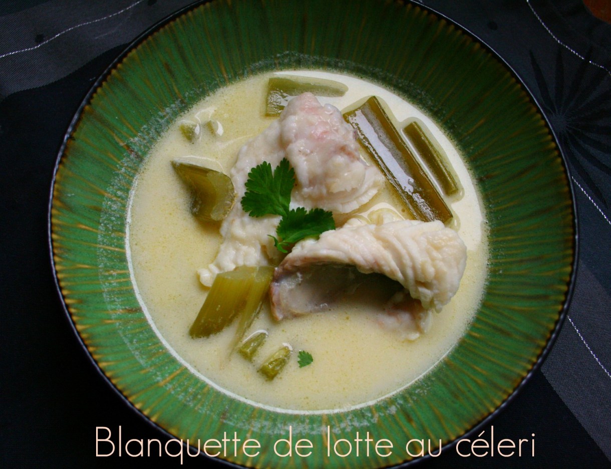 Blanquette de lotte au céleri – Happy Cooking