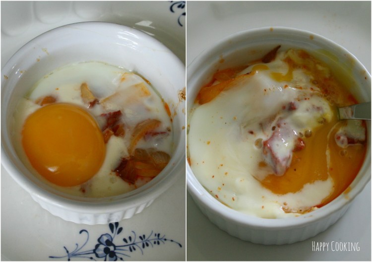 Oeuf cocotte chorizo