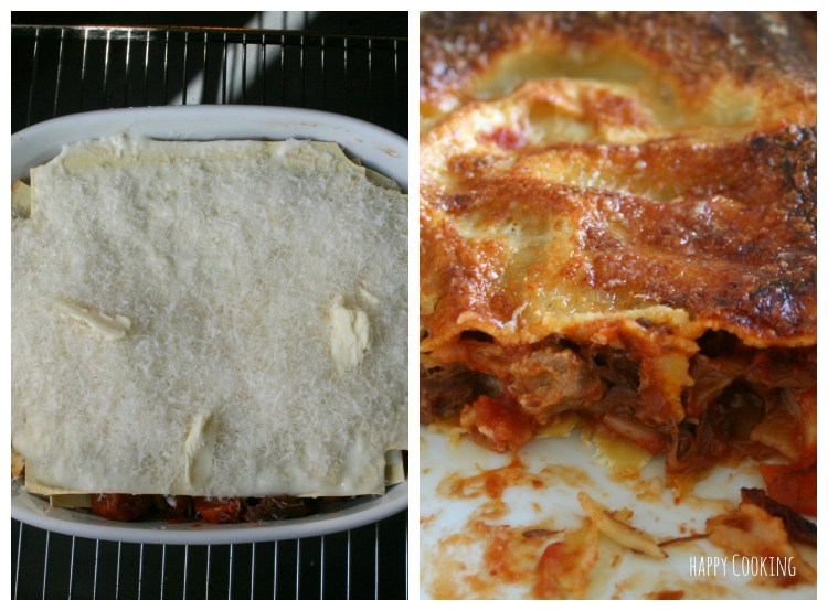 lasagnes maison - étapes