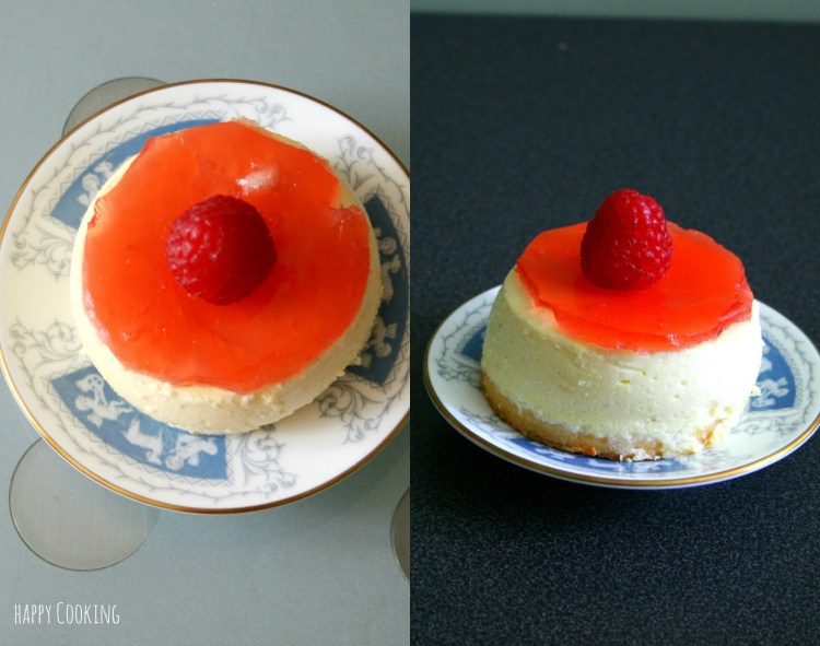 Cheesecake et rhubarbe