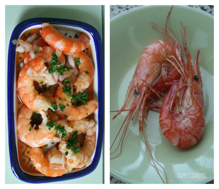Crevettes marinées