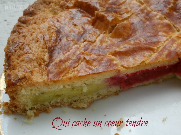 Gateau basque aux framboises