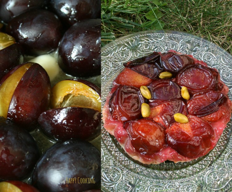 Tarte tatin aux prunes