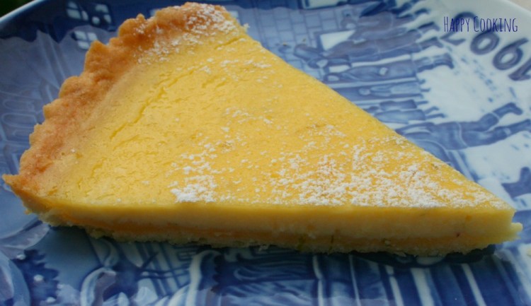 Tarte crème au citron