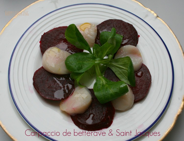 Carpaccio de St jacques