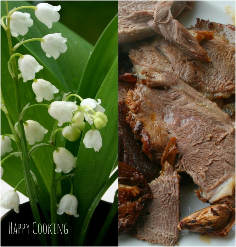 epaule agneau rotie four